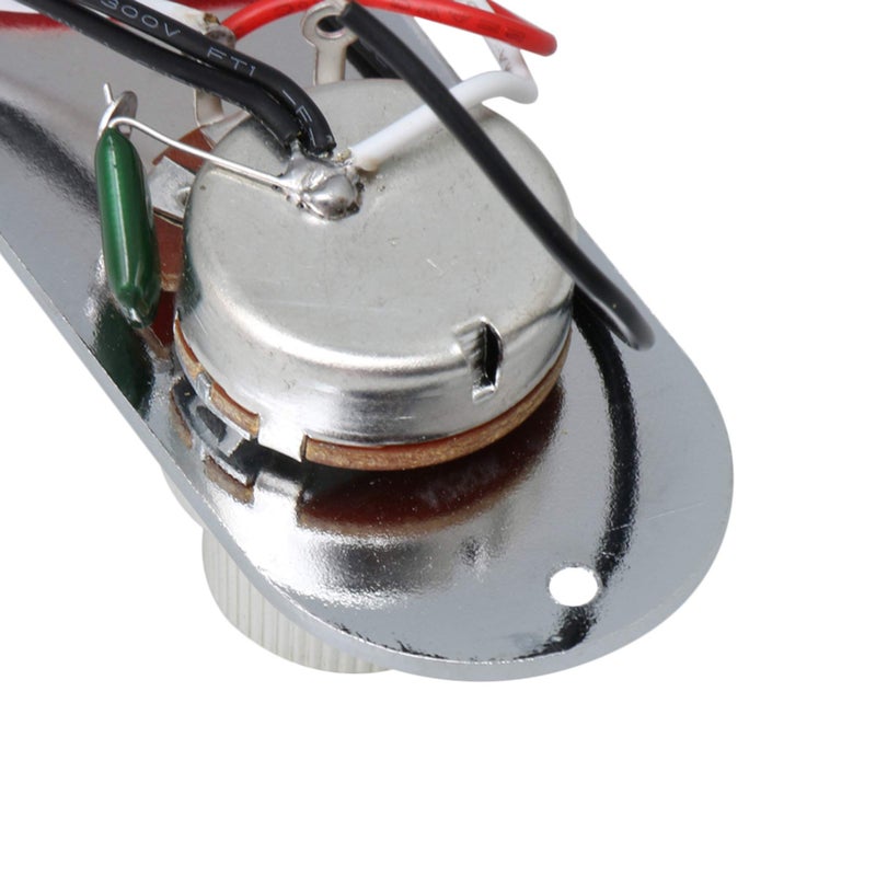 Lovermusic Silver 4.92inch Length Metal Prewired Guitar Control Plate Telecaster Control Plate Replacement Parts for Electric Guitar - Image 5